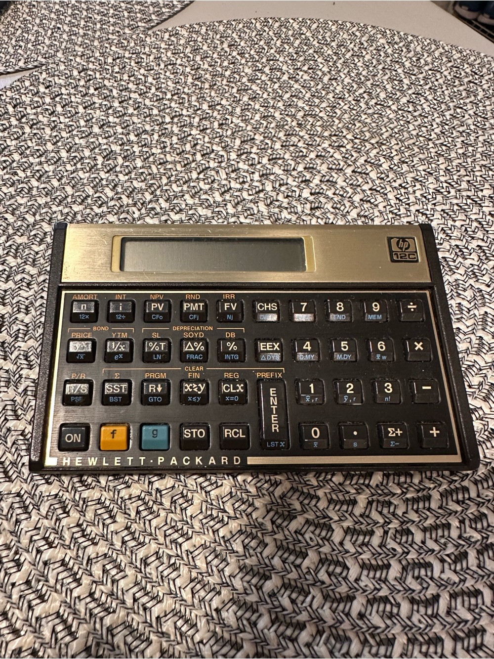 Vintage HP 12C Financial Calculator (1986)